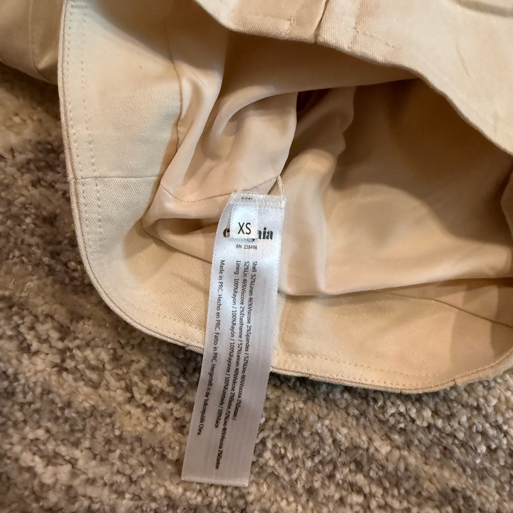 Cult Gaia Cream Long Sleeve Top - Picture 3 of 3